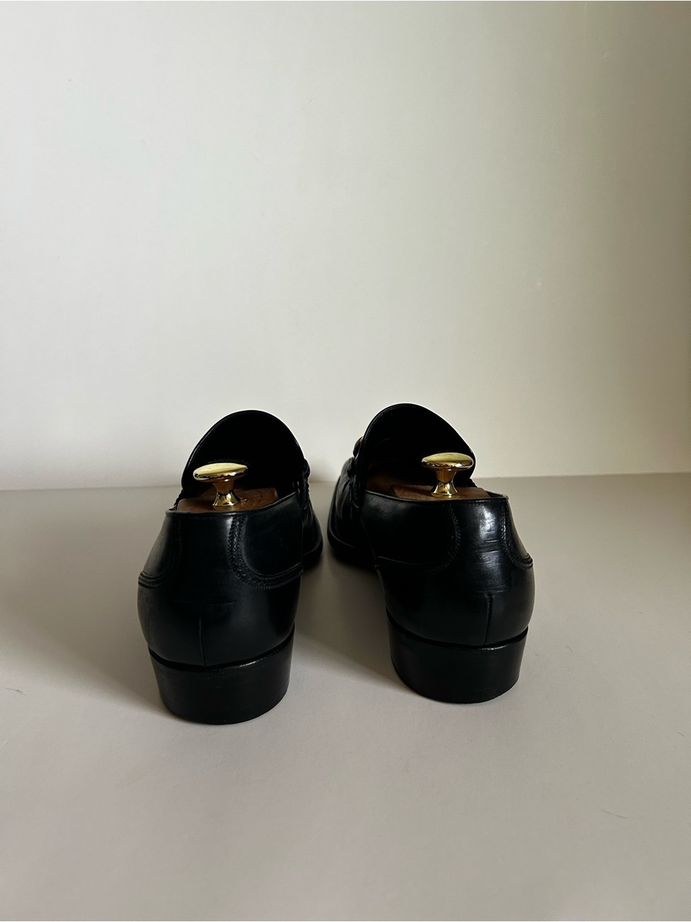 Gucci Black Leather Horsebit Loafers - Picture 4 of 4